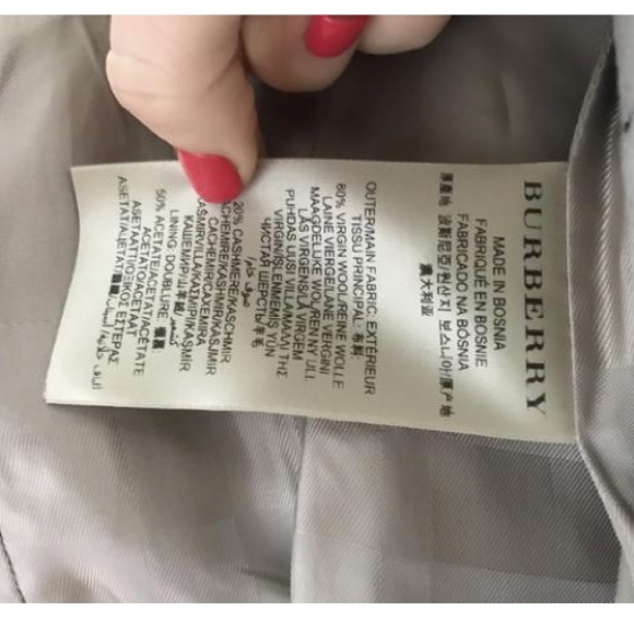 Burberry London Wool & Cashmere Coat - Picture 4 of 5